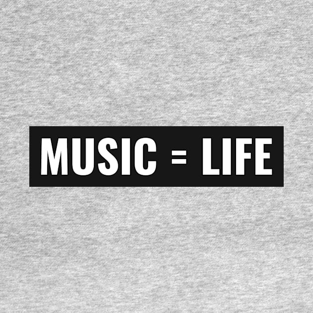 music is life by Harrington Supply Co.